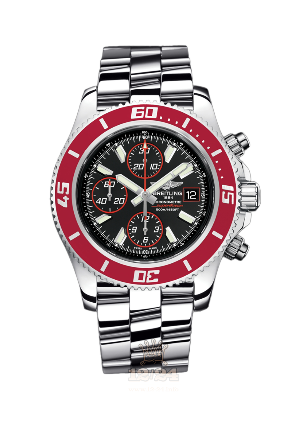 Breitling Superocean Watch A13341X9|BA81|163A 44 mm Stainless steel Case Black Dial