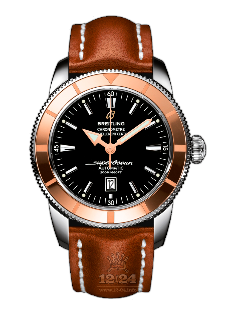 Breitling Superocean Heritage Watch U1732012/B868/439X/A20BA.1 46 mm Stainless steel Red gold Case Black Dial