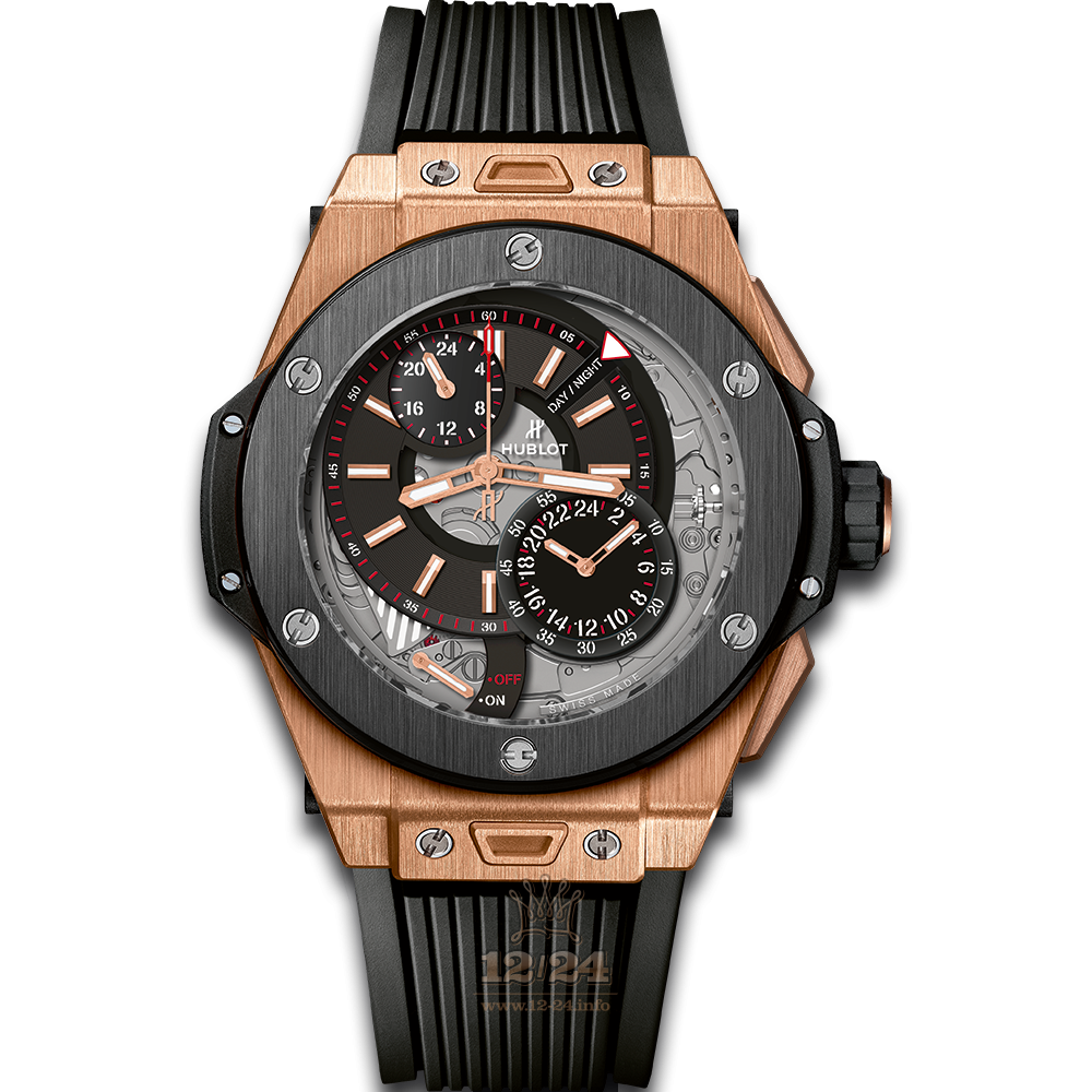 Hublot Big Bang Watch 403.OM.0123.RX 45 mm Pink gold Case Black Dial