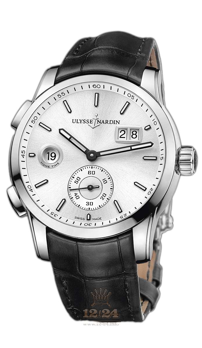 Ulysse Nardin Classic Watch 3343-126/91 42 mm Stainless steel Case Silver Dial