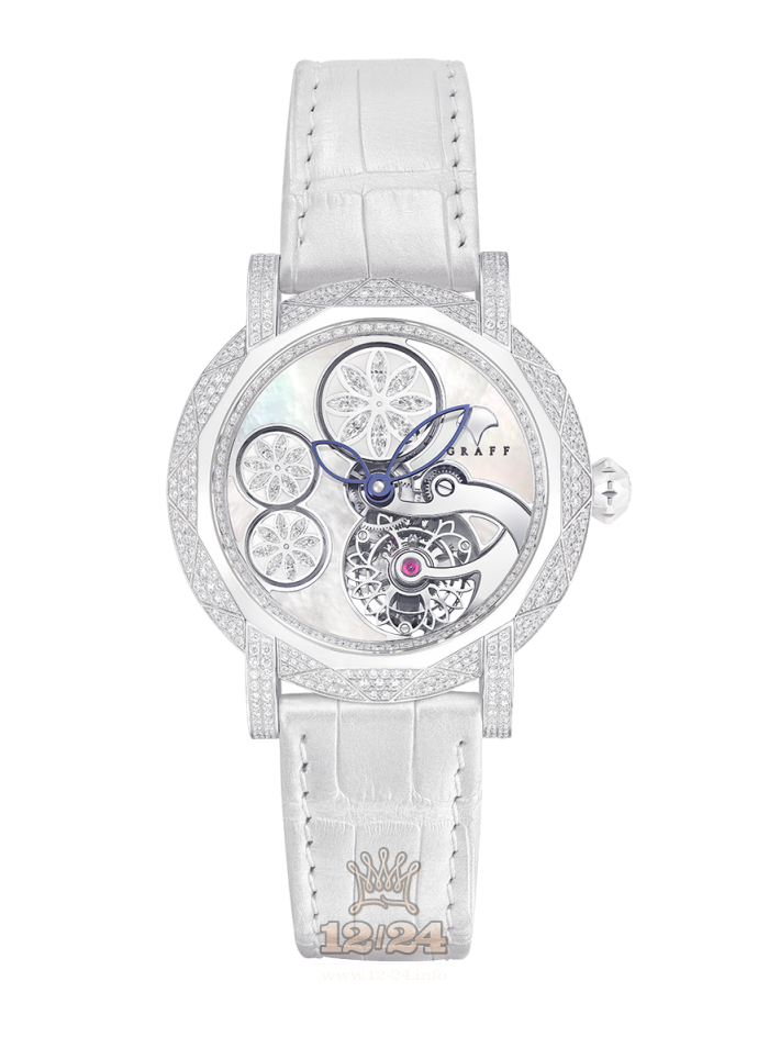 Graff MasterGraff Watch MGF42WGSLDMPWD 42 mm White gold Case White Dial