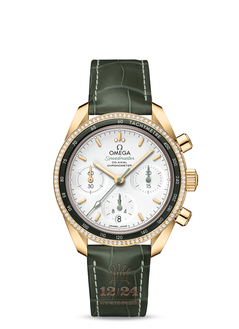 Omega Speedmaster Watch 324.68.38.50.02.004 38 mm Yellow gold Case Silver Dial
