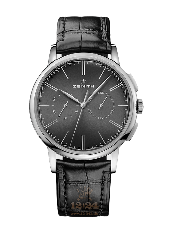 Zenith Elite Watch 03.2270.4069/26.C493 42 mm Stainless steel Case Black Dial