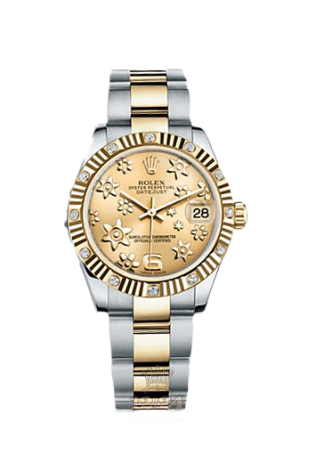 Rolex Datejust Watch 178313-0076 31 mm Steel / Yellow gold Case Golden Painted Dial