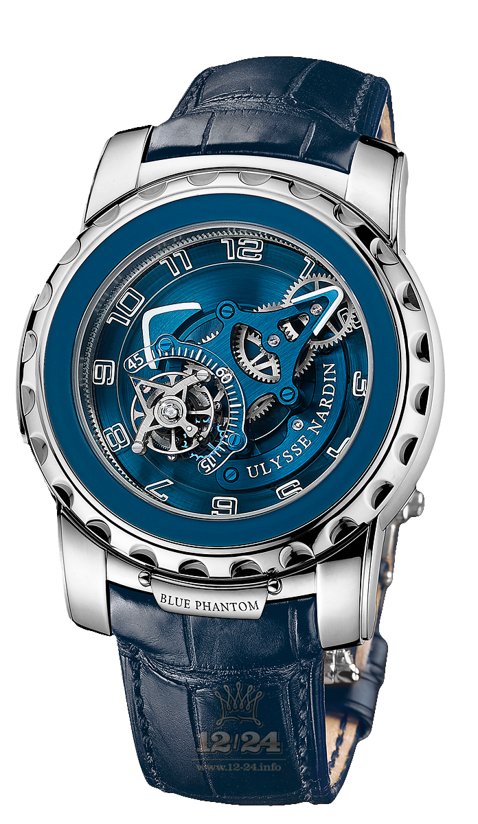 Ulysse Nardin Freak Watch 2080-115/03 45 mm White gold Case Dark blue Dial