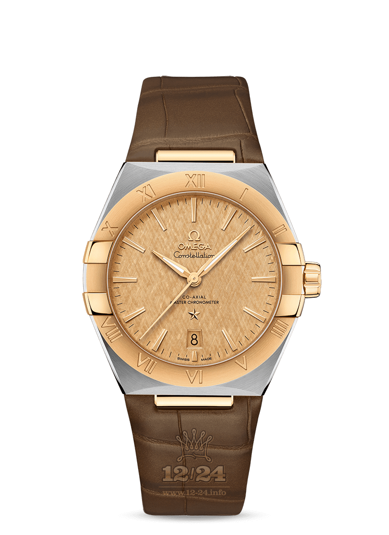 Omega Constellation Watch 131.23.39.20.08.001 39 mm Stainless steel Yellow gold Case Golden Dial
