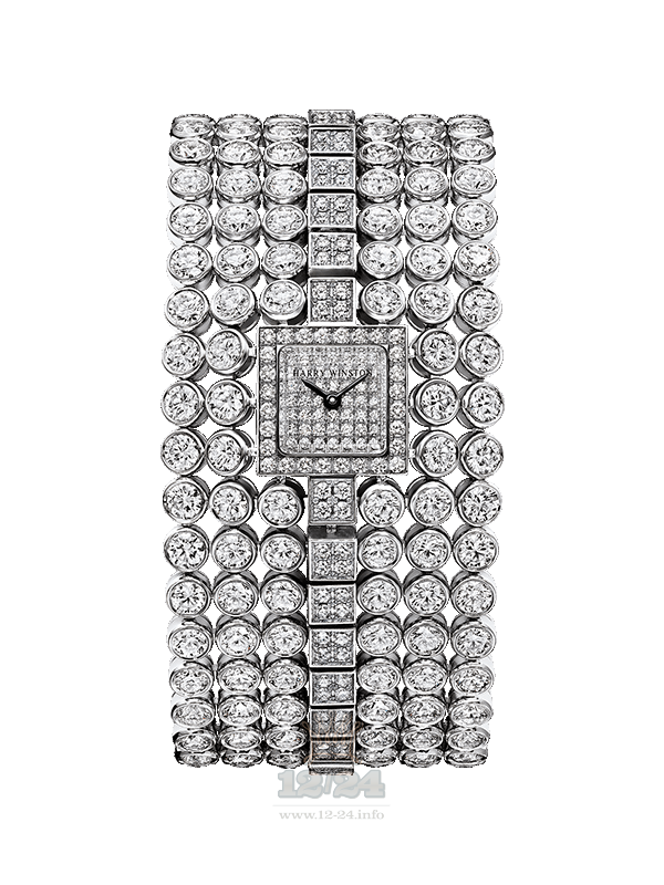 Harry Winston High Jewelry Timepieces Watch HJTQHM14WW015 14 mm White gold Case Silver Dial
