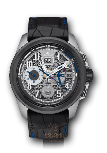 Jaeger-LeCoultre Master Extreme Watch 203T541 47 mm Titanium Ceramics Case White Gray Dial