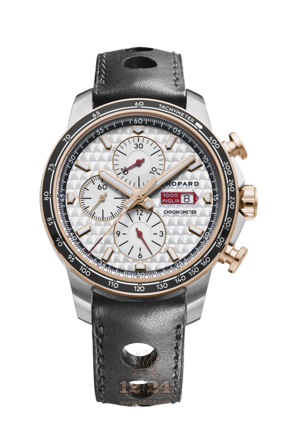 Chopard Classic Racing Watch 168571-6001 44 mm Steel / Pink gold Case White Dial
