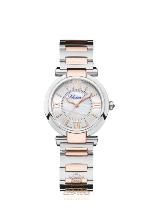 Chopard Imperiale Watch 388563-6006 29 mm Steel / Pink gold Case White Dial