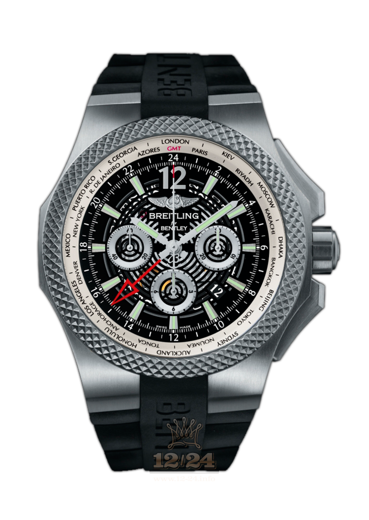 Breitling Breitling for Bentley Watch EB043210/BD23/222S/E20DSA.2 49 mm Titanium Case Black Dial