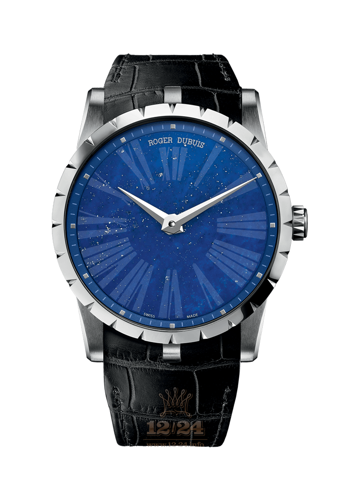 Roger Dubuis Excalibur Watch RDDBEX0349 42 mm White gold Case Dark blue Dial
