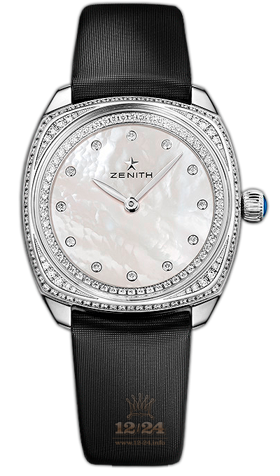Zenith Star Watch 45.1971.681/80.C717 33 mm White gold Case White Dial