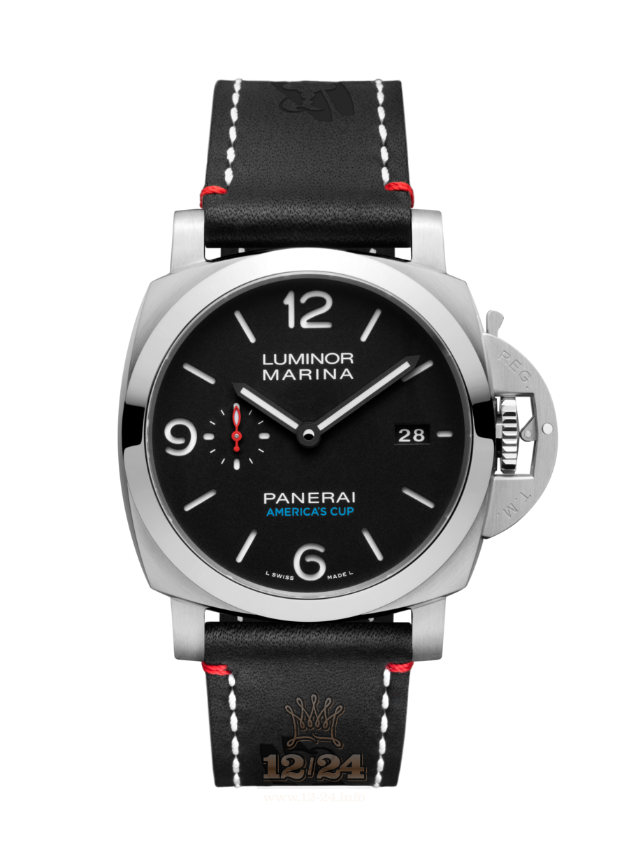 Panerai 2017 Watch PAM00732 44 mm Stainless steel Case Black Dial