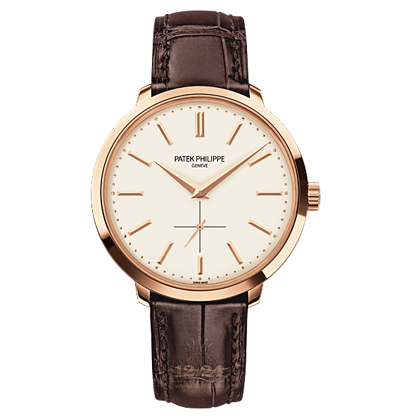 Patek Philippe Calatrava Watch 5123R-001 38 mm Pink gold Case Silver Dial