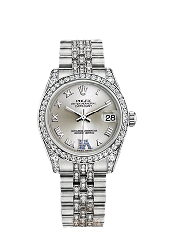 Rolex Datejust Watch 178159-0056 31 mm White gold Case Silver Dial