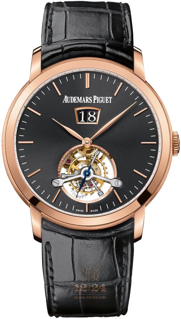 Audemars Piguet Jules Audemars Watch 26559OR.OO.D002CR.01 41 mm Pink gold Case Black Dial