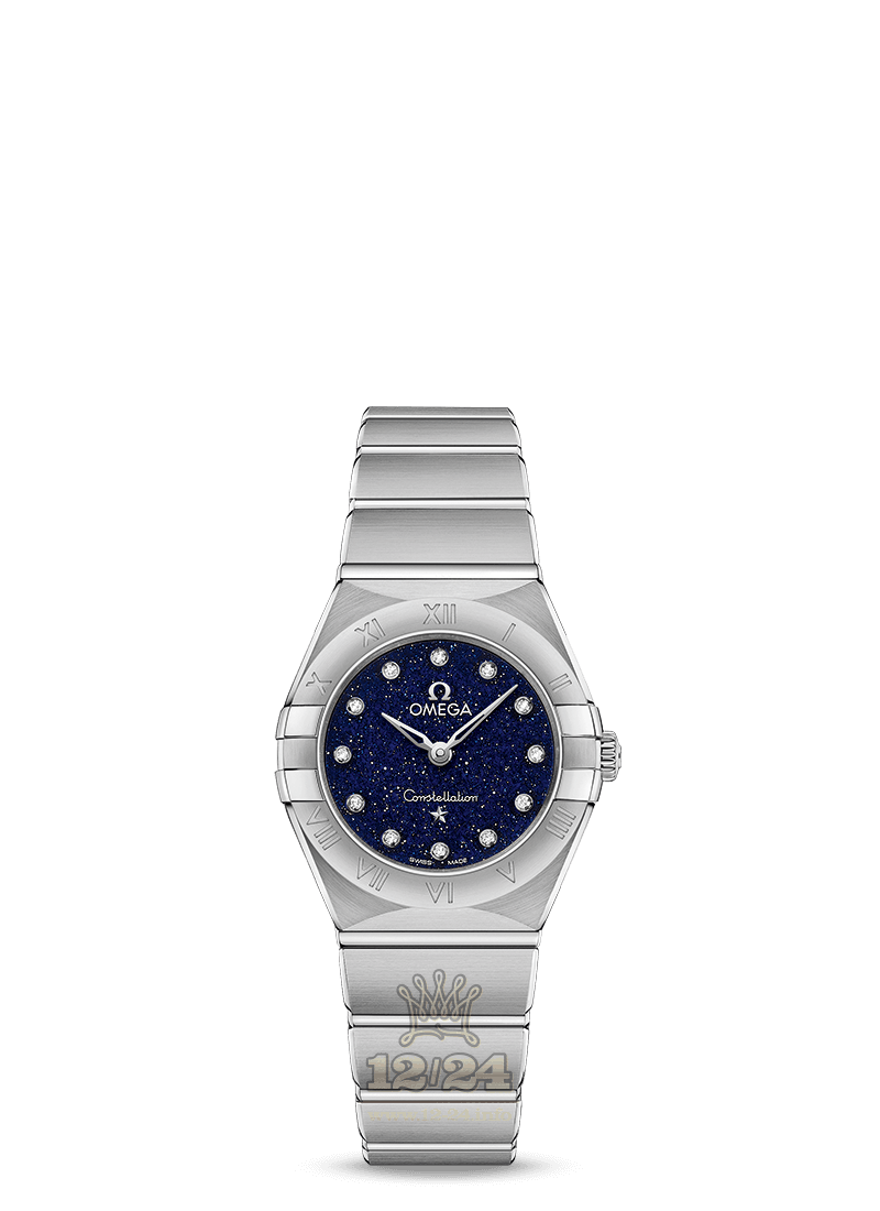 Omega Constellation Watch 131.10.25.60.53.001 25 mm Stainless steel Case Dark blue Dial