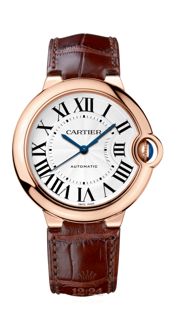 Cartier Ballon Bleu de Cartier Watch WGBB0009 36 mm Pink gold Case Silver Dial