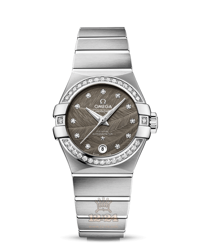 Omega Constellation Watch 123.15.27.20.56.001 27 mm Stainless steel Case Gray Dial