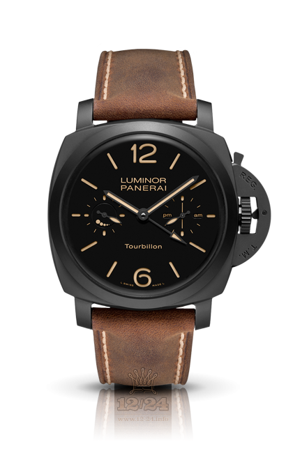 Panerai 2012 Watch PAM00396 48 mm Ceramics Case Black Dial