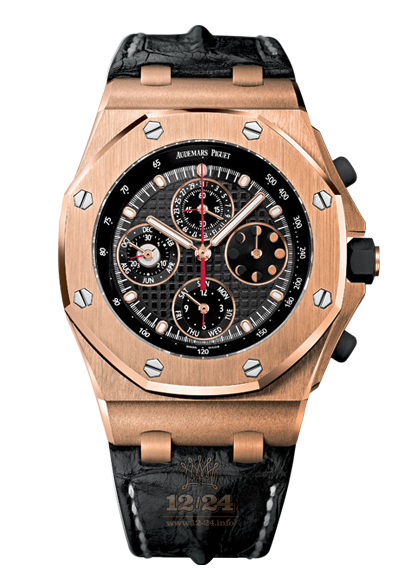Audemars Piguet Royal Oak Offshore Watch 26209OR.OO.D101CR.01 42 mm Pink gold Case Black Dial