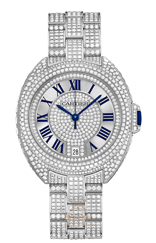 Cartier Cle de Cartier Watch HPI00981 35 mm White gold Case Silver Dial