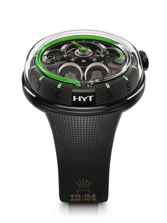 HYT H1.0 Watch H02021 49 mm Stainless steel Case Black Gray Dial