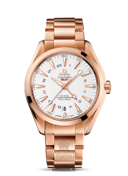 Omega Aqua Terra 150 M Watch 231.50.43.22.02.001 43 mm Pink gold Case Silver Dial