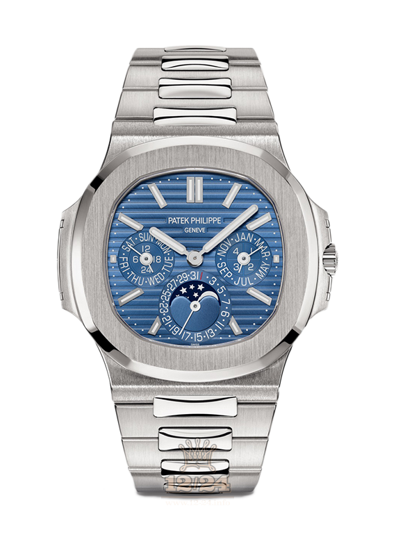 Patek Philippe Nautilus Watch 5740-1G-001 40 mm White gold Case Dark blue Dial