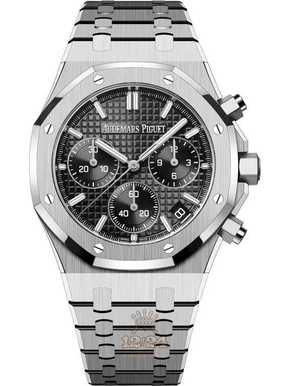 Audemars Piguet Royal Oak Watch 26240ST.OO.1320ST.02 41 mm Stainless steel Case Black Dial