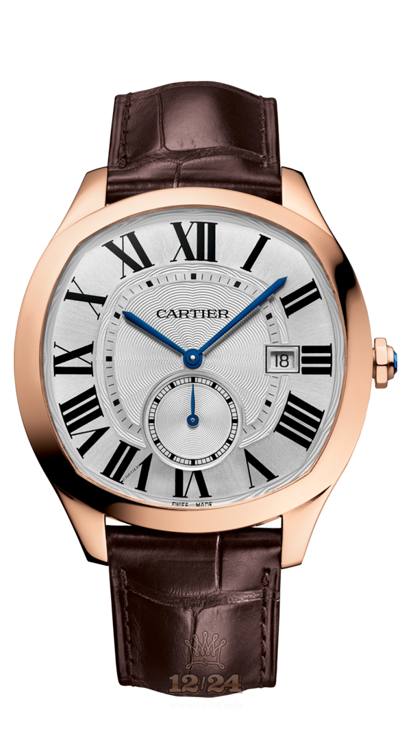 Cartier Drive de Cartier Watch WGNM0003 41 mm Pink gold Case Silver Dial