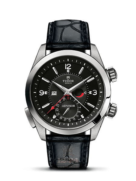 Tudor Advisor Watch M79620TN-0002 42 mm Stainless steel Titanium Case Black Dial