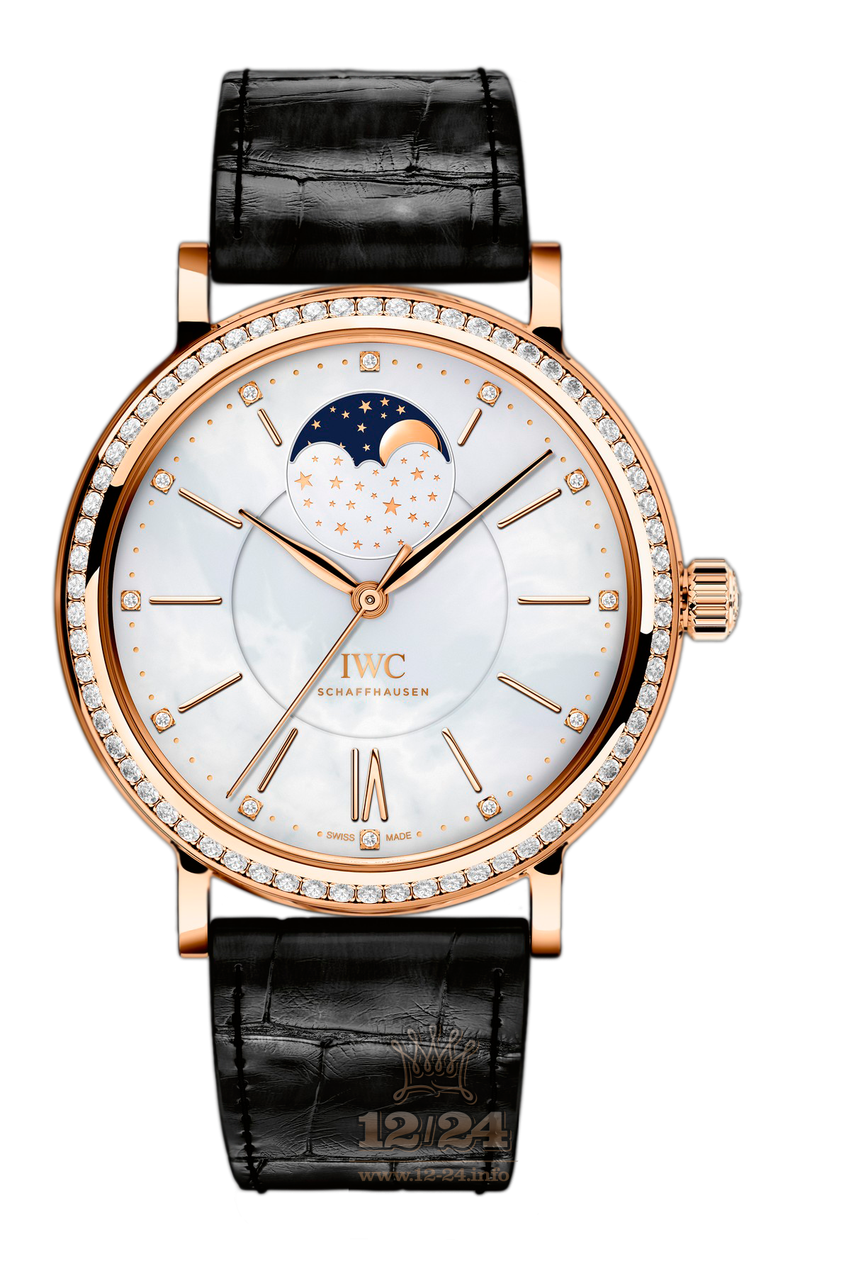 IWC Portofino Watch IW459002 37 mm Pink gold Case White Dial