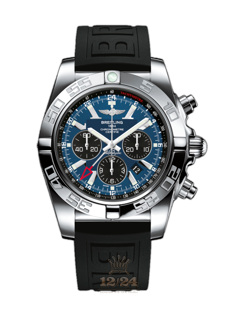 Breitling Chronomat Watch AB041012/C835/154S/A20S.1 47 mm Stainless steel Case Black Dark blue Dial