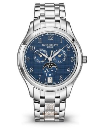 Patek Philippe Complications Watch 4947-1A-001 38 mm Stainless steel Case Dark blue Dial