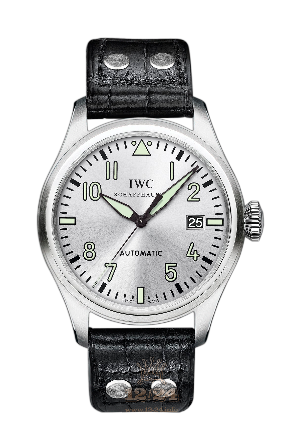 IWC Pilot s Watches Watch IW325519 (son) 39 mm Stainless steel Case Silver Dial