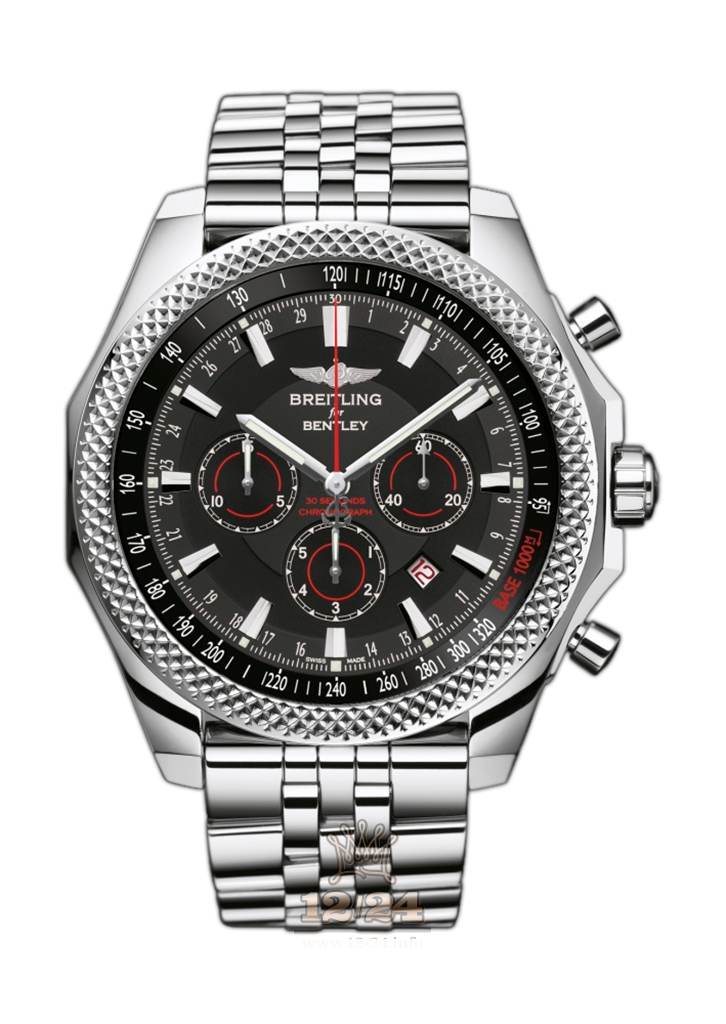 Breitling Breitling for Bentley Watch A2536824/BB11/990A 49 mm Stainless steel Case Black Dial