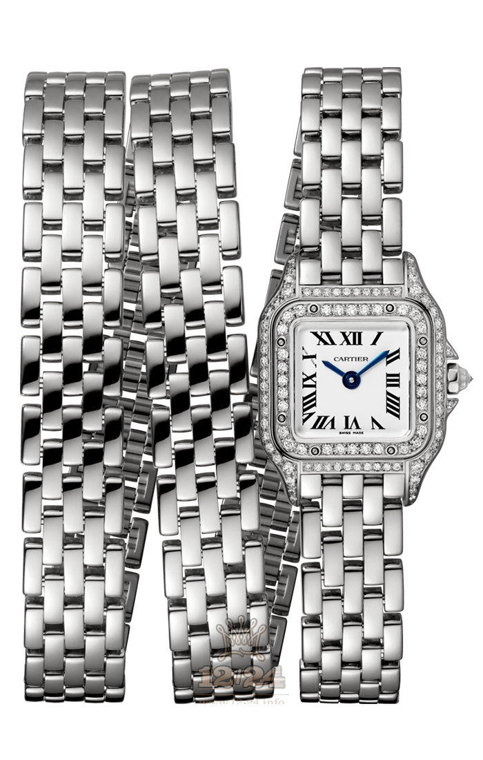 Cartier Panthere de Cartier Watch WJPN0011 21 mm White gold Case White Dial