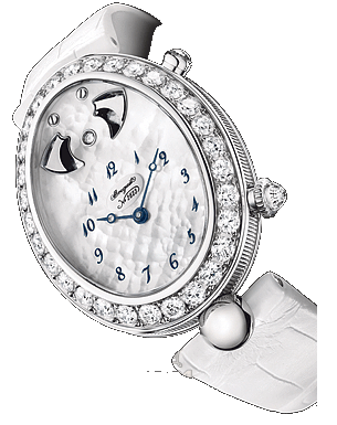 Breguet Reine de Naples Watch 8978BB/58/974 D00D 38 mm White gold Case White Dial