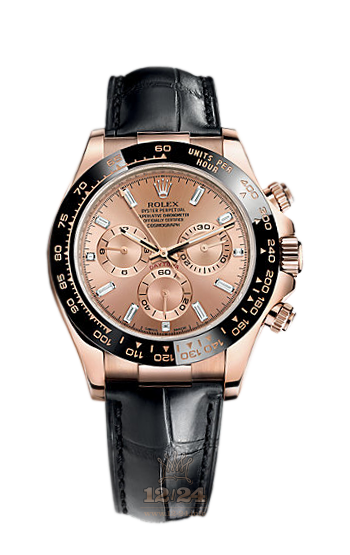 Rolex Cosmograph Daytona Watch 116515ln-0006 40 mm Pink gold Case Pink Dial