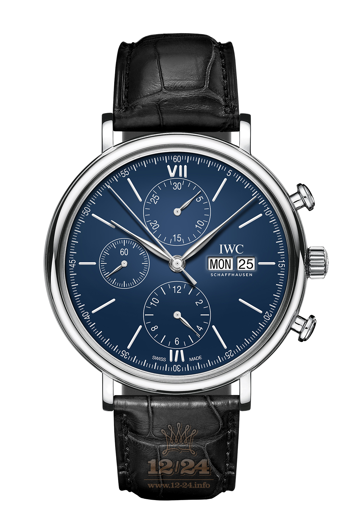 IWC Portofino Watch IW391023 42 mm Stainless steel Case Dark blue Dial