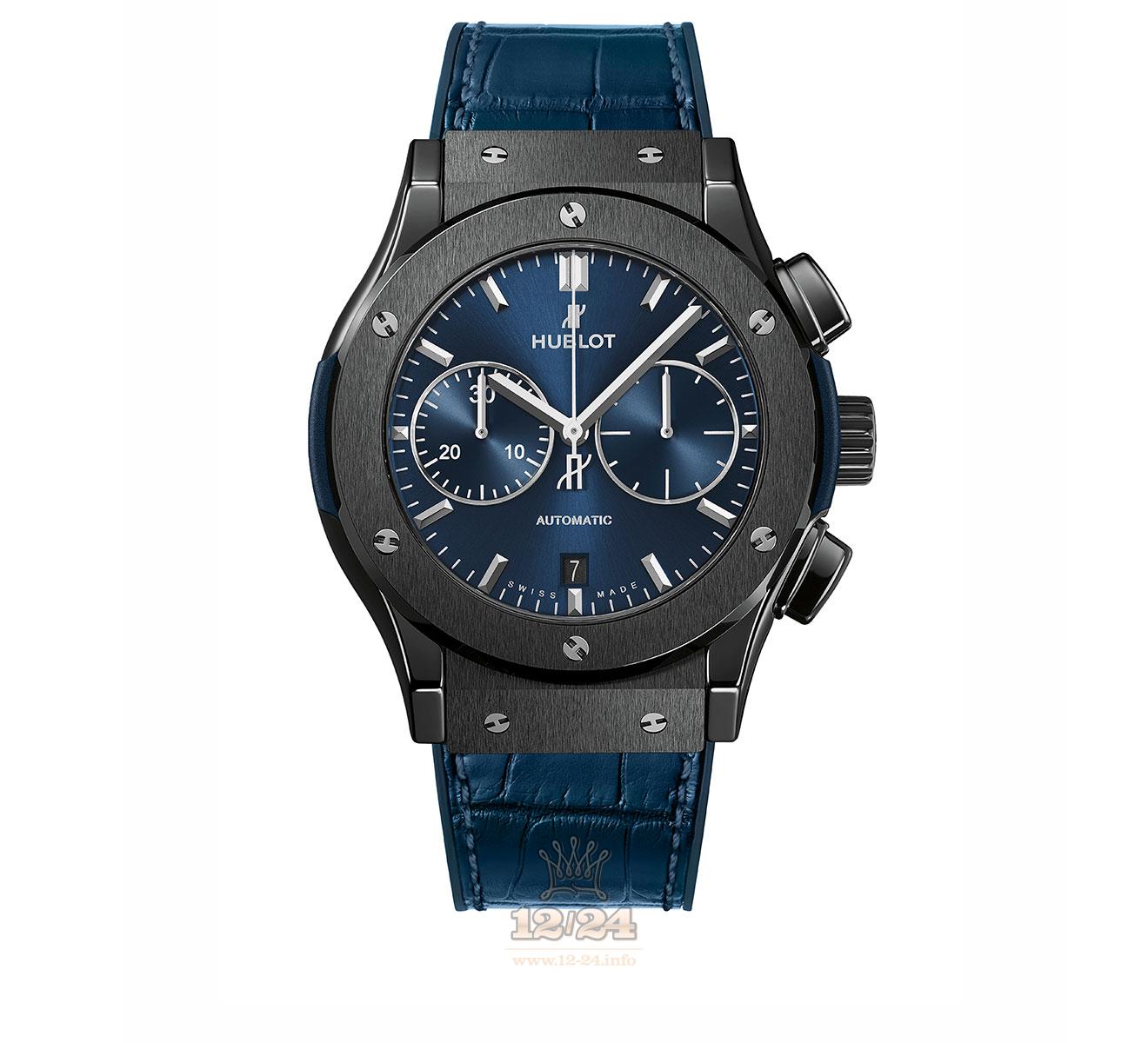 Hublot Classic Fusion Watch 541.CM.7170.LR 45 mm Ceramics Case Dark blue Dial