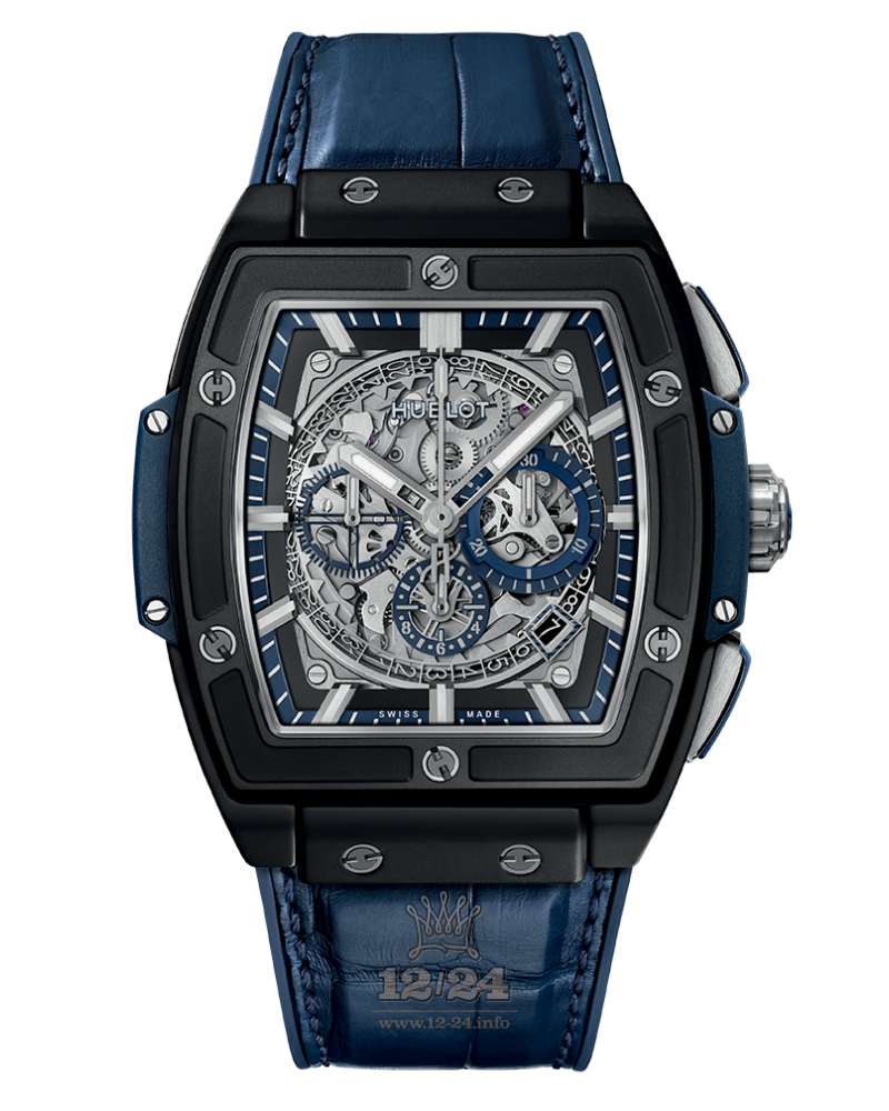 Hublot Spirit Of Big Bang Watch 601.CI.7170.LR Ceramics Case Silver Dark blue Dial