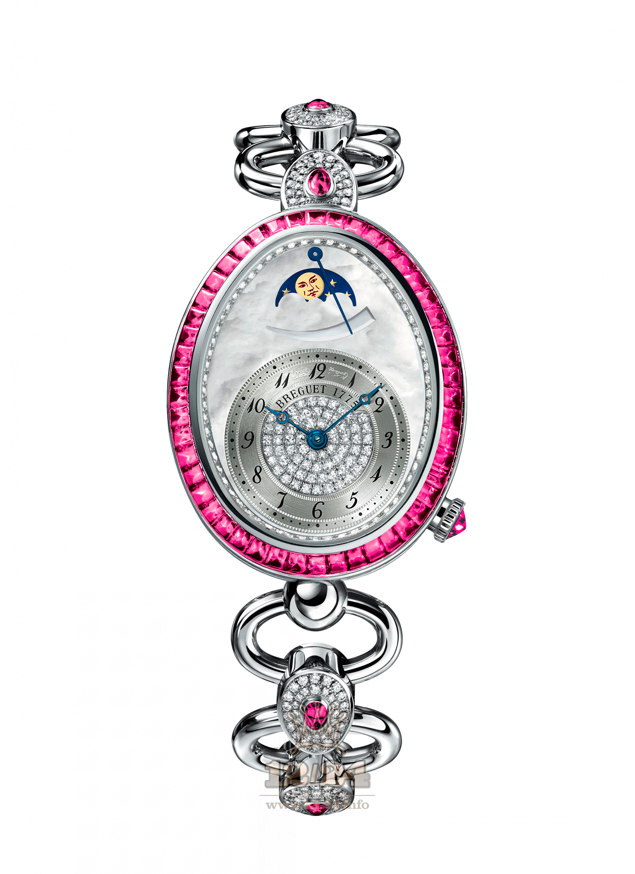 Breguet Reine de Naples Watch 8909BB/5D/J21/RRRR 38 mm White gold Case White Silver Dial
