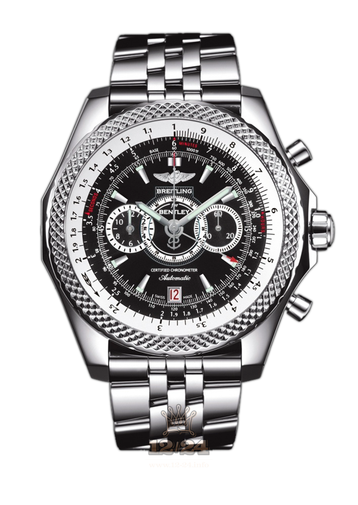 Breitling Breitling for Bentley Watch A26364A6/BB64/990A 49 mm Stainless steel Case White Black Dial