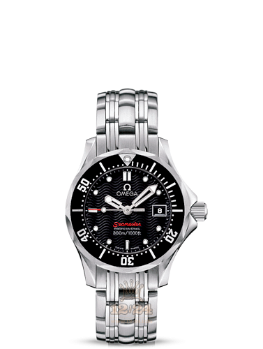 Omega Diver 300 M Watch 212.30.28.61.01.001 28 mm Stainless steel Case Black Dial