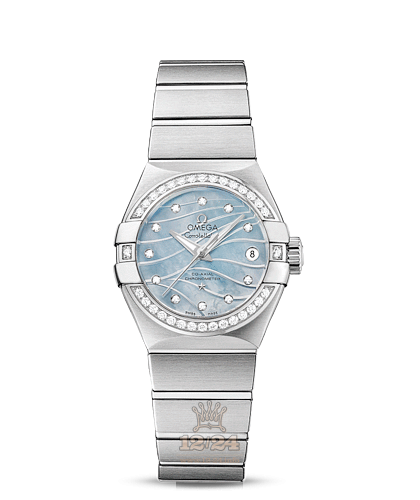 Omega Constellation Watch 123.15.27.20.57.001 27 mm Stainless steel Case Blue Dial