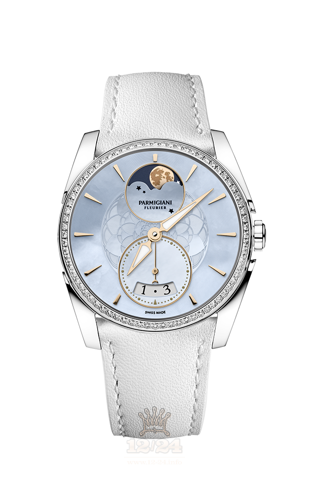 Parmigiani Fleurier Tonda Watch PFC283-0063500-XC2421 34 mm Stainless steel Case Blue Dial