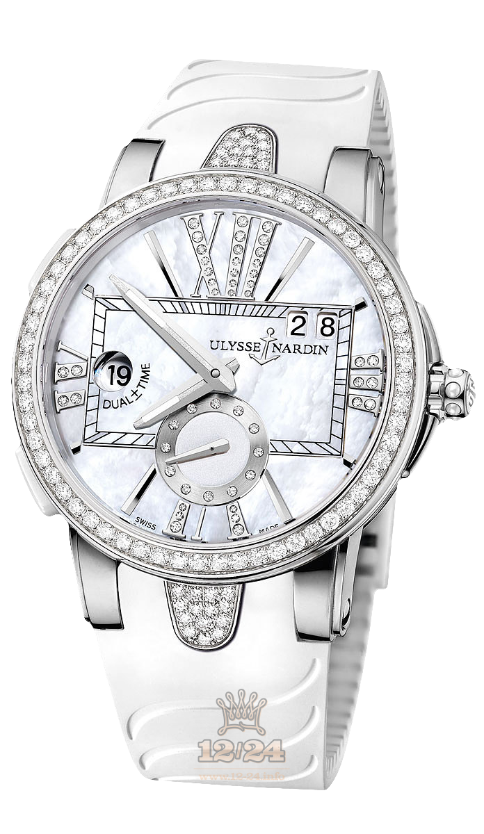 Ulysse Nardin Executive Watch 243-10B-3C/391 40 mm Stainless steel Case White Dial